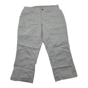 Kuhl Womens Capri Pants Size 6 Gray Lightweight Outdoor Hiking Casual Travel